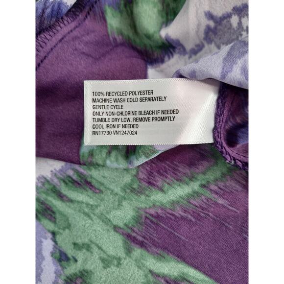 A New Day Dress Womens XL Purple Flowy Chic Dress High-Low Floral Target NWT - Picture 7 of 8